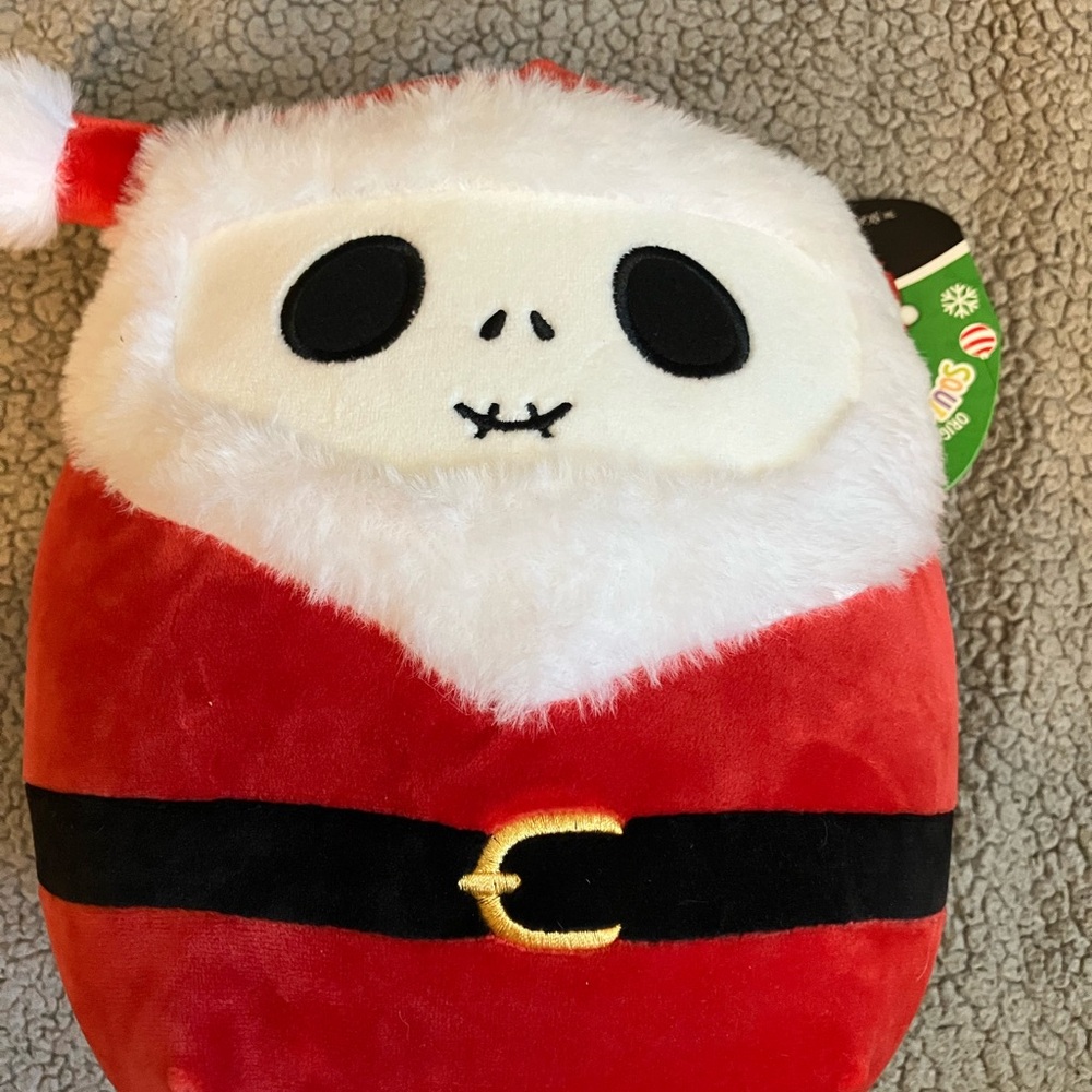 Nightmare Before Christmas Jack as Santa Squishmallow